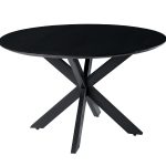 Oslo Round Black 120 cm