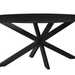 Oslo Oval Black 180 cm