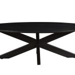 Oslo Oval Black130 cm