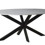 Marble Oval Spider White 180cm
