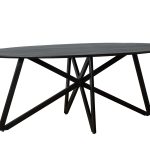 Oslo Black Acasia Web Leg 200cm