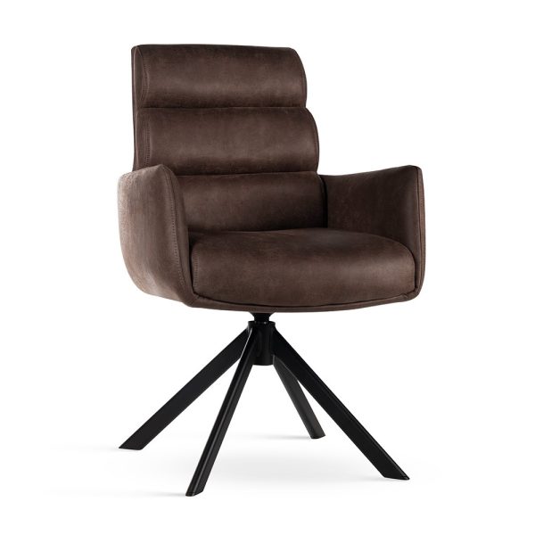 CIPHER bureaustoel bruin/zwart/BULL111