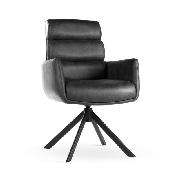 CIPHER bureaustoel antract/zwart/BULL67