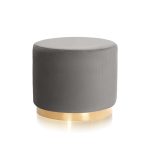 SISI poef grijs/goud