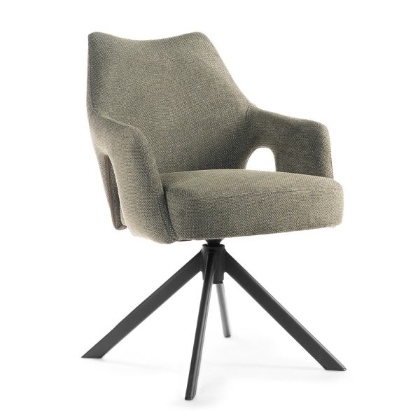 VESPER draaistoel groen/zwart/VOGAR70