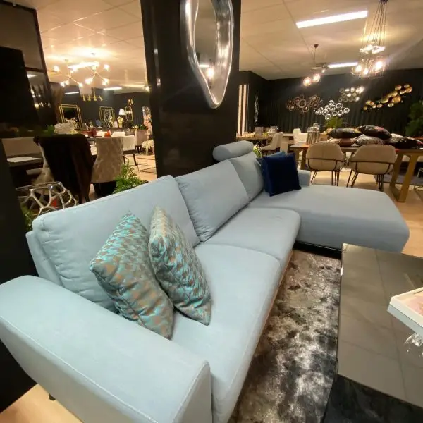 Hoekbank Skandi Hemels Blauw