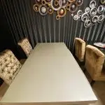 Puur Eettafel Blok 180x100 – Champagne