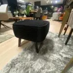Poef Velvet Black – Comfortabel en Stijlvol