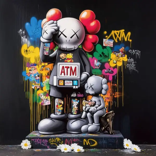 Glasschilderij 80x80cm ATM