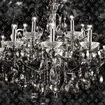 Glasschilderij 120x80cm Kroonluchter