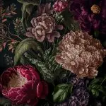 Glasschilderij met 3D reliÃ«f 160x110cm Veldboeket