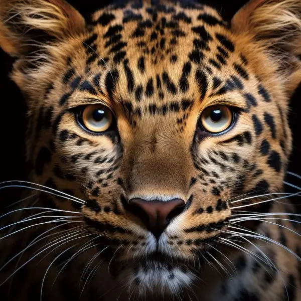 Glasschilderij 120x80cm Panter