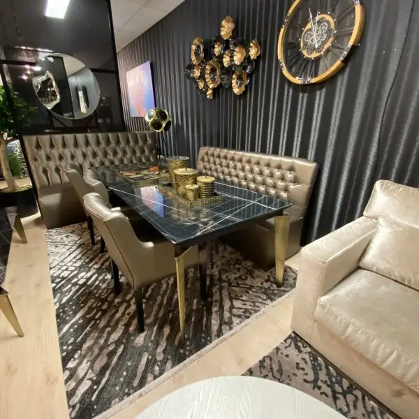 Eettafel Marbella | HPL marmerlook