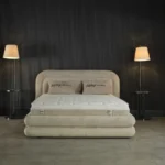 Boxspring Bed Omega - Japandi model met opbergruimte