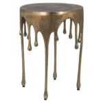 Bijzettafel Carly brushed gold
