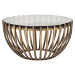 Salontafel Volante gold 84Ø