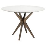 Eettafel Maisy white 114Ø