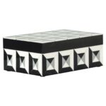 Opbergdoos Licia black/white