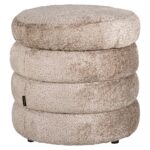 Poef & Voetenbank Adele sheep natural